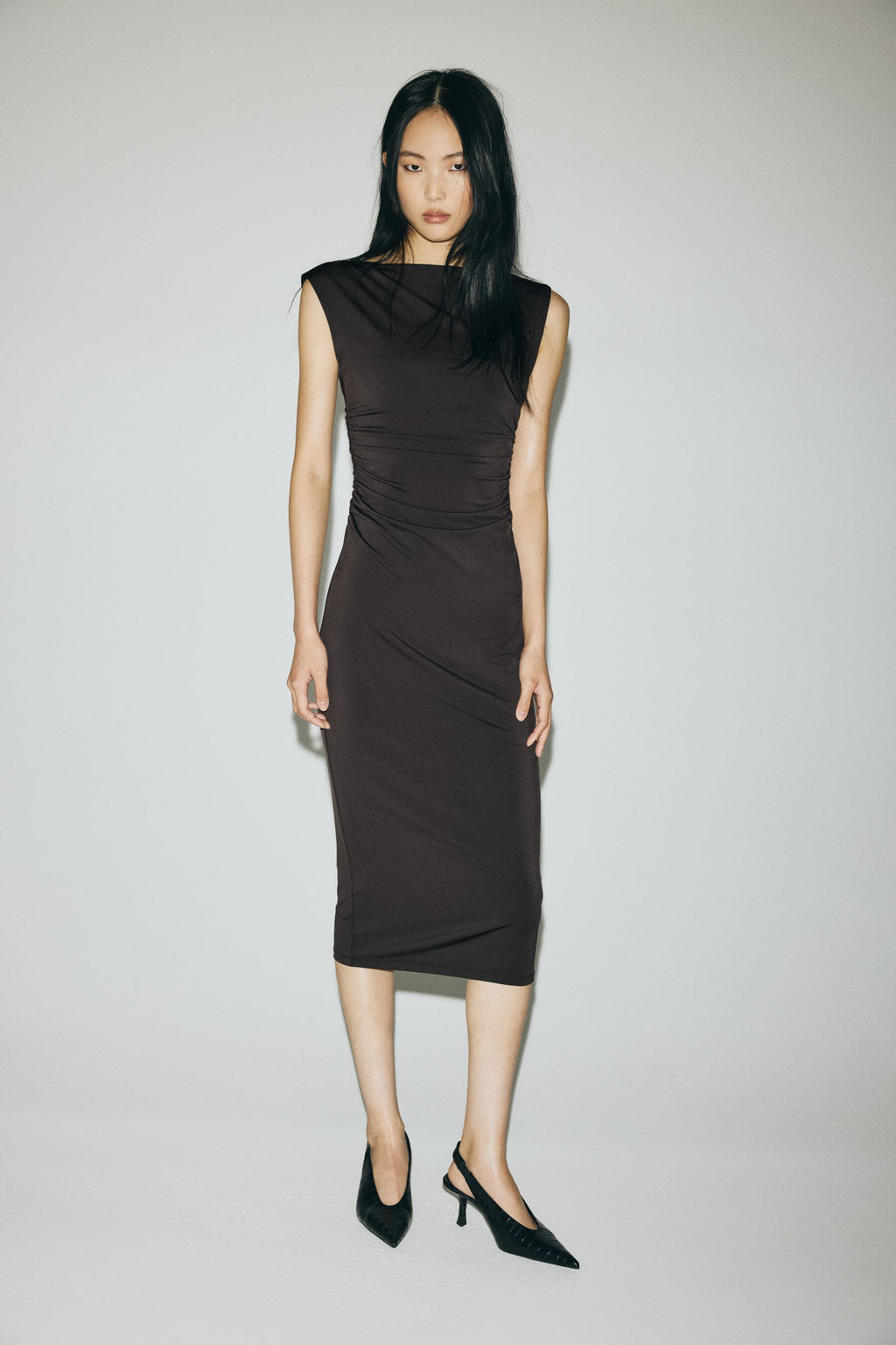 Vestido con mangas japonesas - H&m фото 11