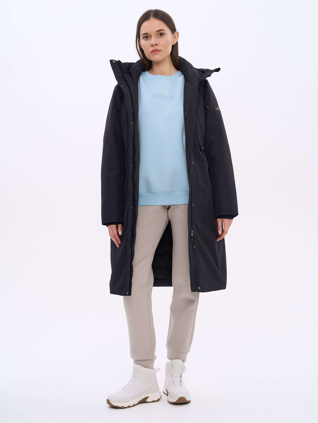 T3413-3 пуховик женский - Strobbs фото 3