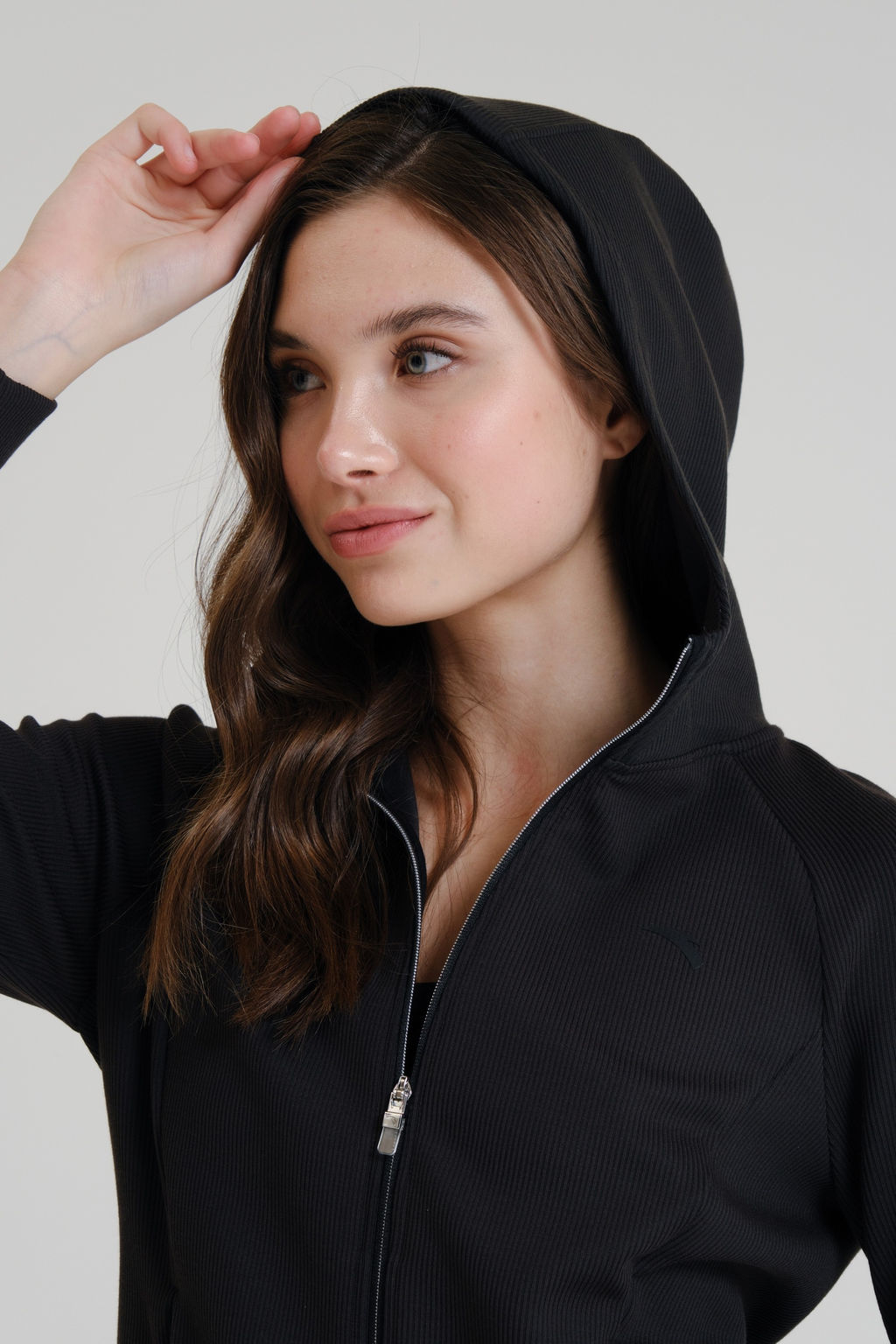 Толстовка на молнии Черный TRN Knit Track Top - Anta фото 3