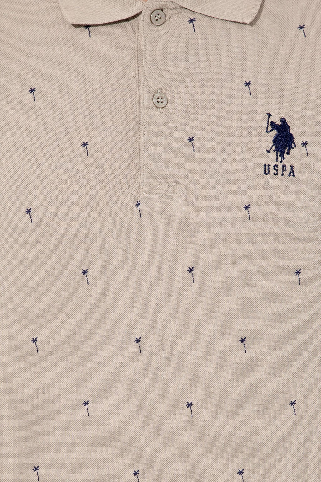 Мужская футболка цвета хаки с воротником-поло Неожиданная скидка в корзине - U.s. polo assn фото 6