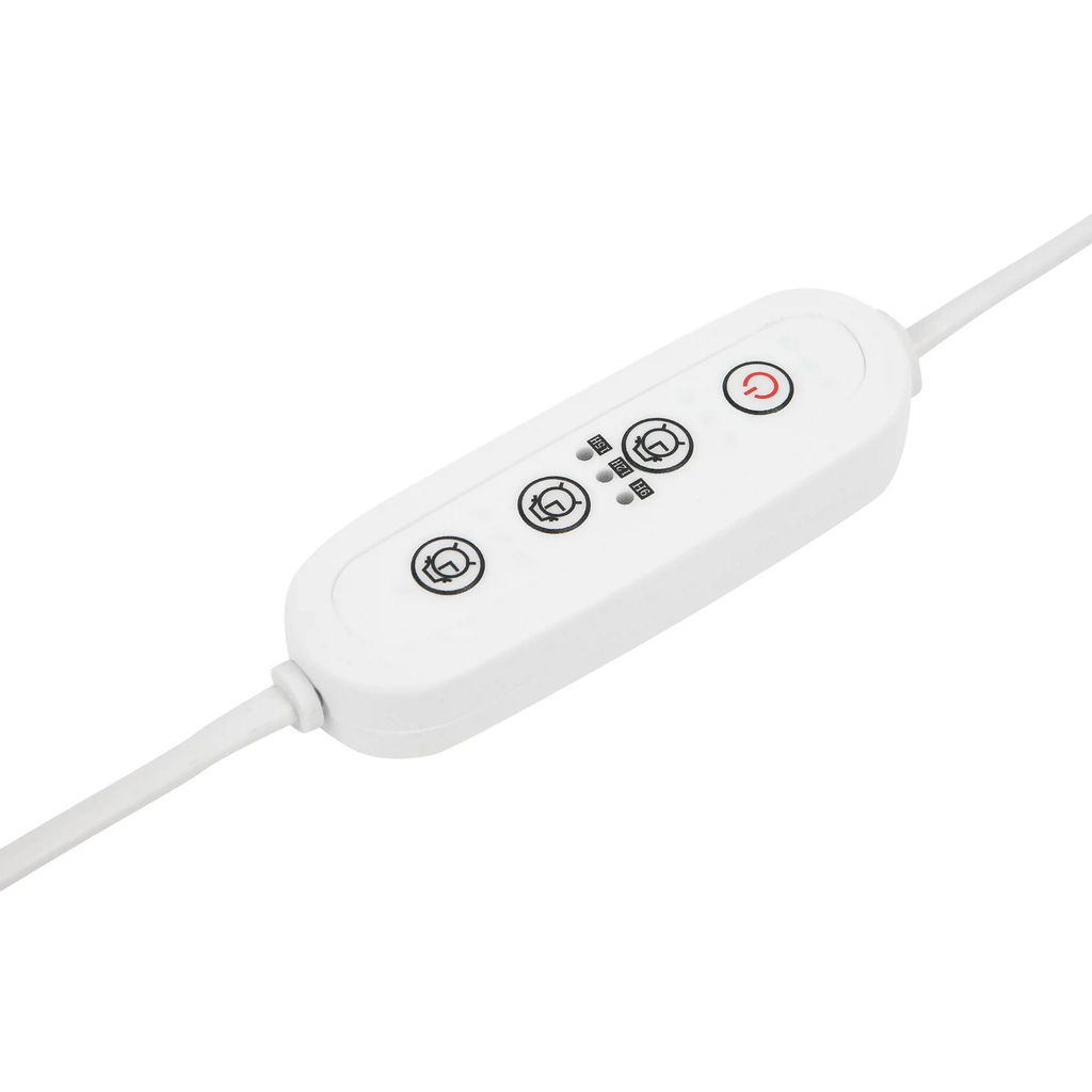 UST-E33 WHITE 2M Таймер с вилкой и разъемом L,N,G для фито светильника, 220В. 150Вт. Провод 2 метра. ТМ Uniel
