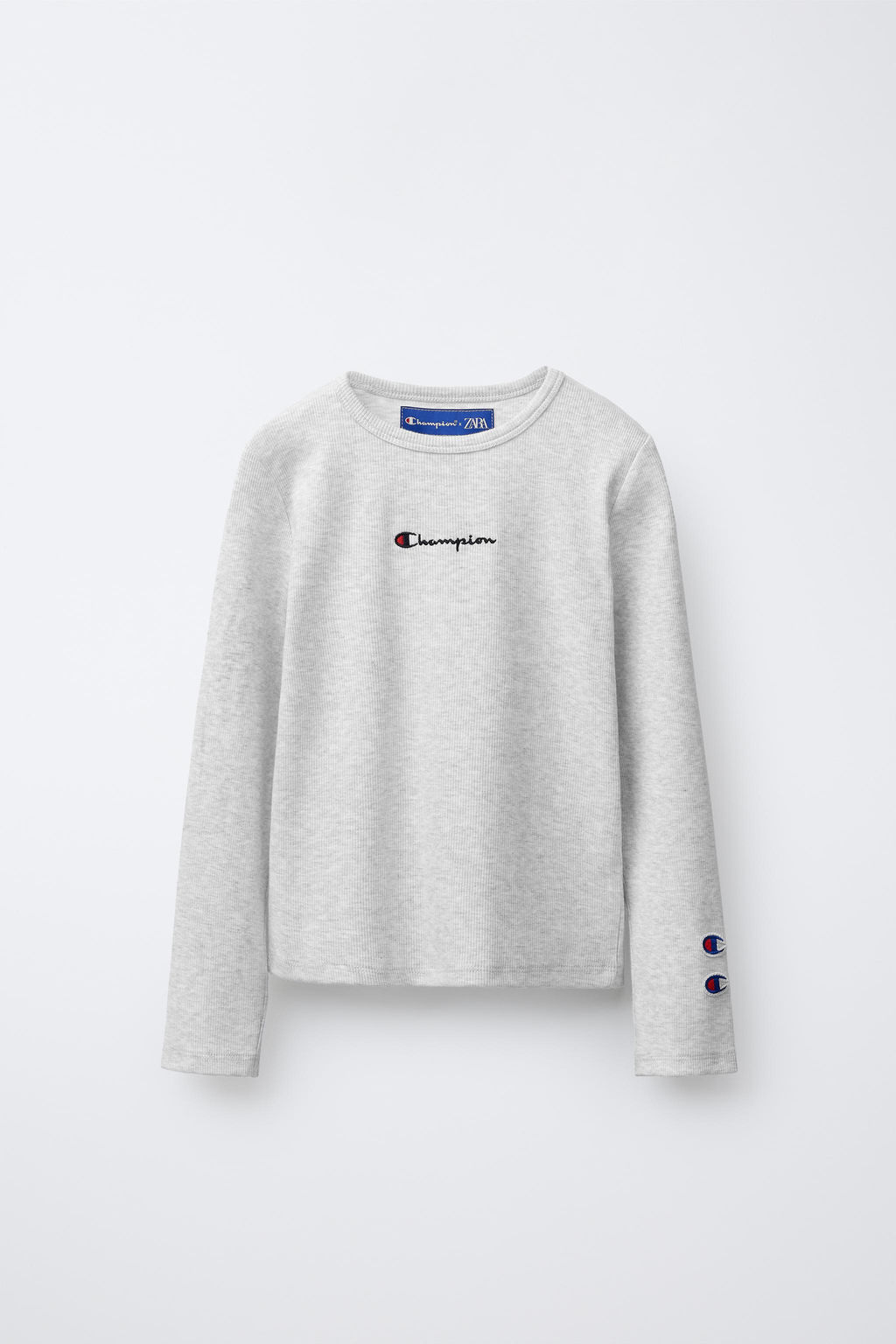 CHAMPION ® X ZARA TEXT RIBBED T-SHIRT