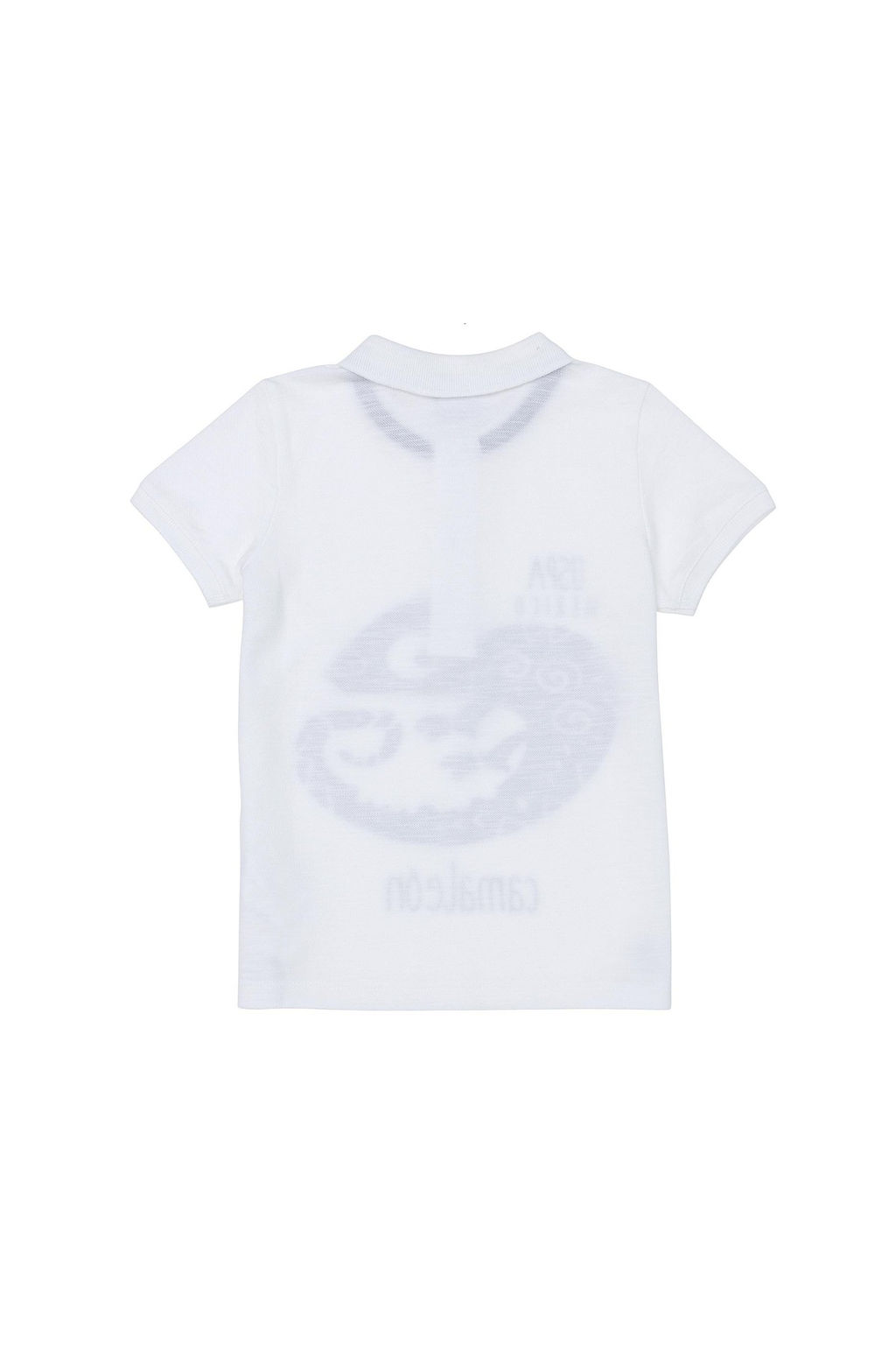 Белая футболка с воротником-поло для мальчика - U.s. polo assn фото 7