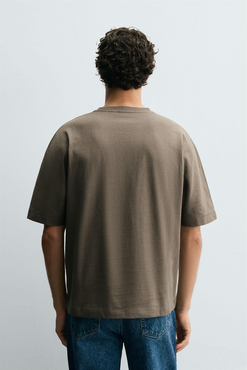 WASHED HEAVYWEIGHT T-SHIRT - Zara фото 3
