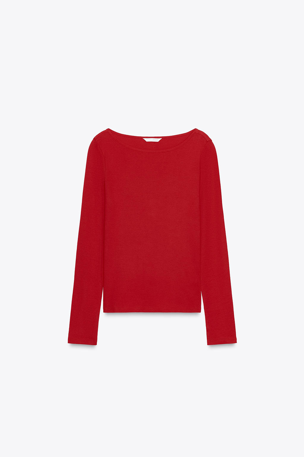 COTTON BOAT NECK T-SHIRT - Zara фото 6