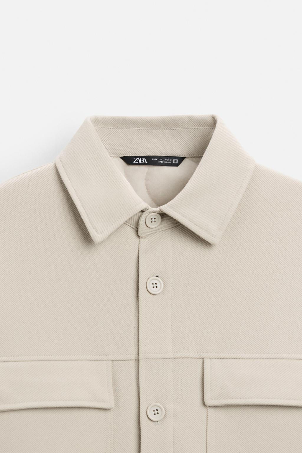 QUILTED OVERSHIRT - Zara фото 8