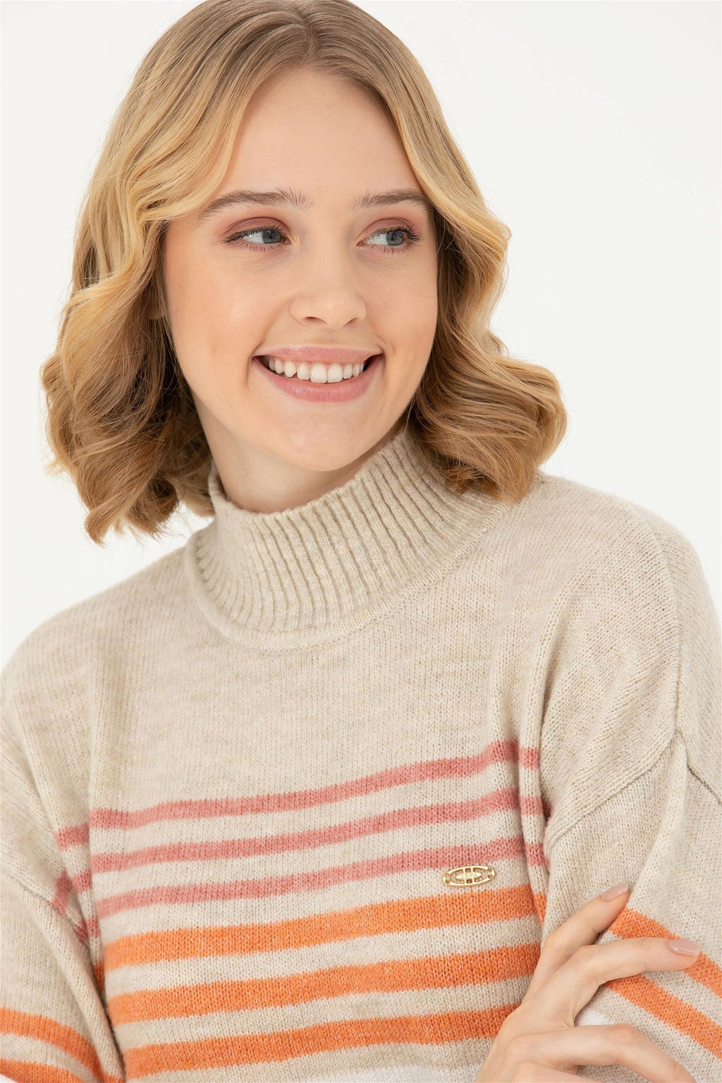 Женская водолазка с каменным воротником Неожиданная скидка в корзине - U.s. polo assn фото 2