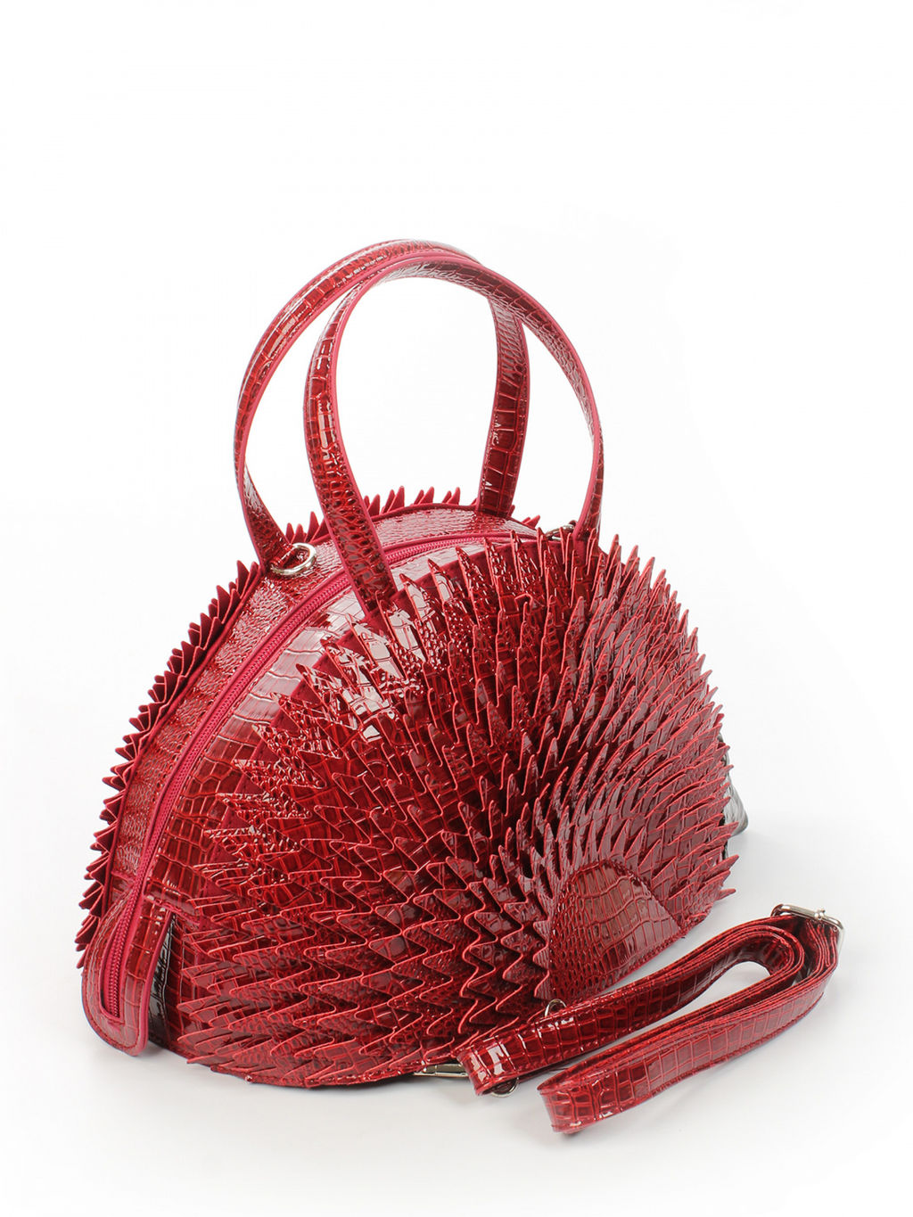LACCOMA сумка ИГР25118-ежик-красный эко кожа хлопок  фото 2