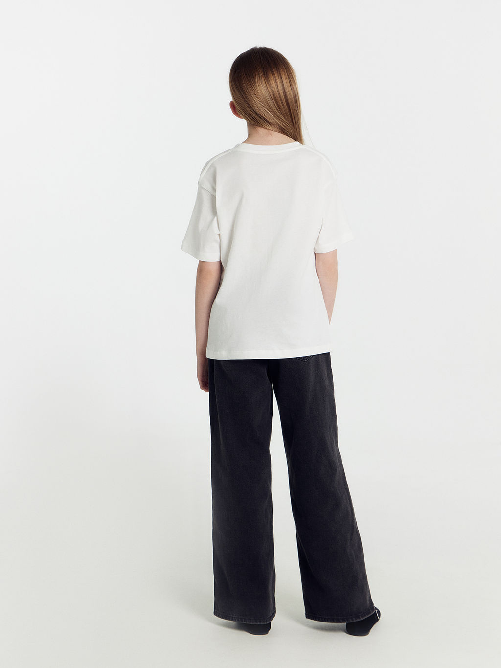 Футболка для девочек в белом цвете с печатью - Mark formelle фото 6