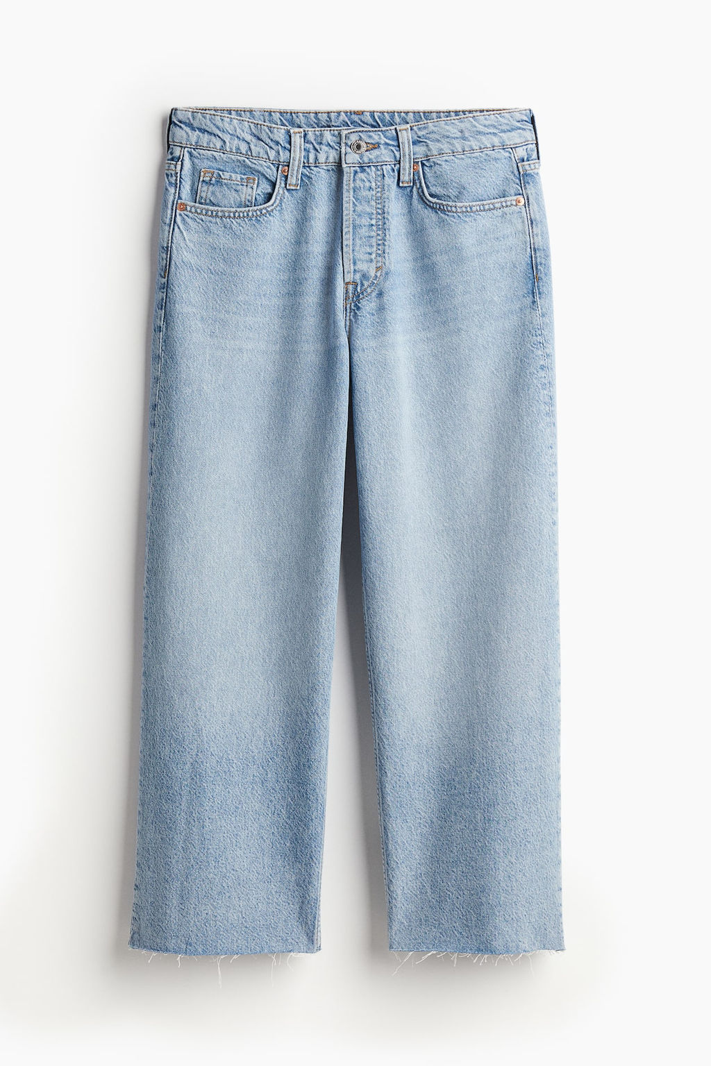 Baggy Wide Low Ankle Jeans - H&m фото 7