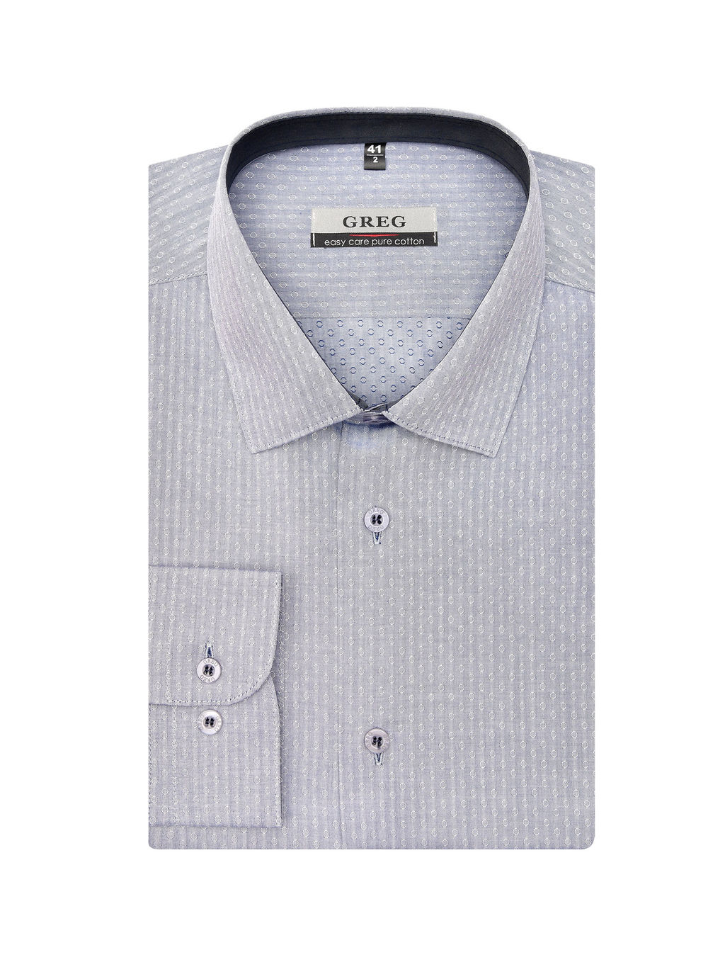 Сорочка мужская длинный рукав GREG 323/211/6049/1