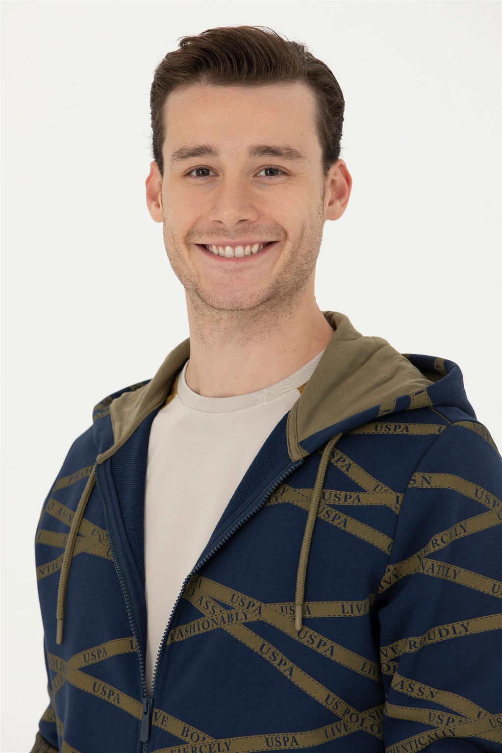 Мужской темно-синий вязаный кардиган Неожиданная скидка в корзине - U.s. polo assn фото 2