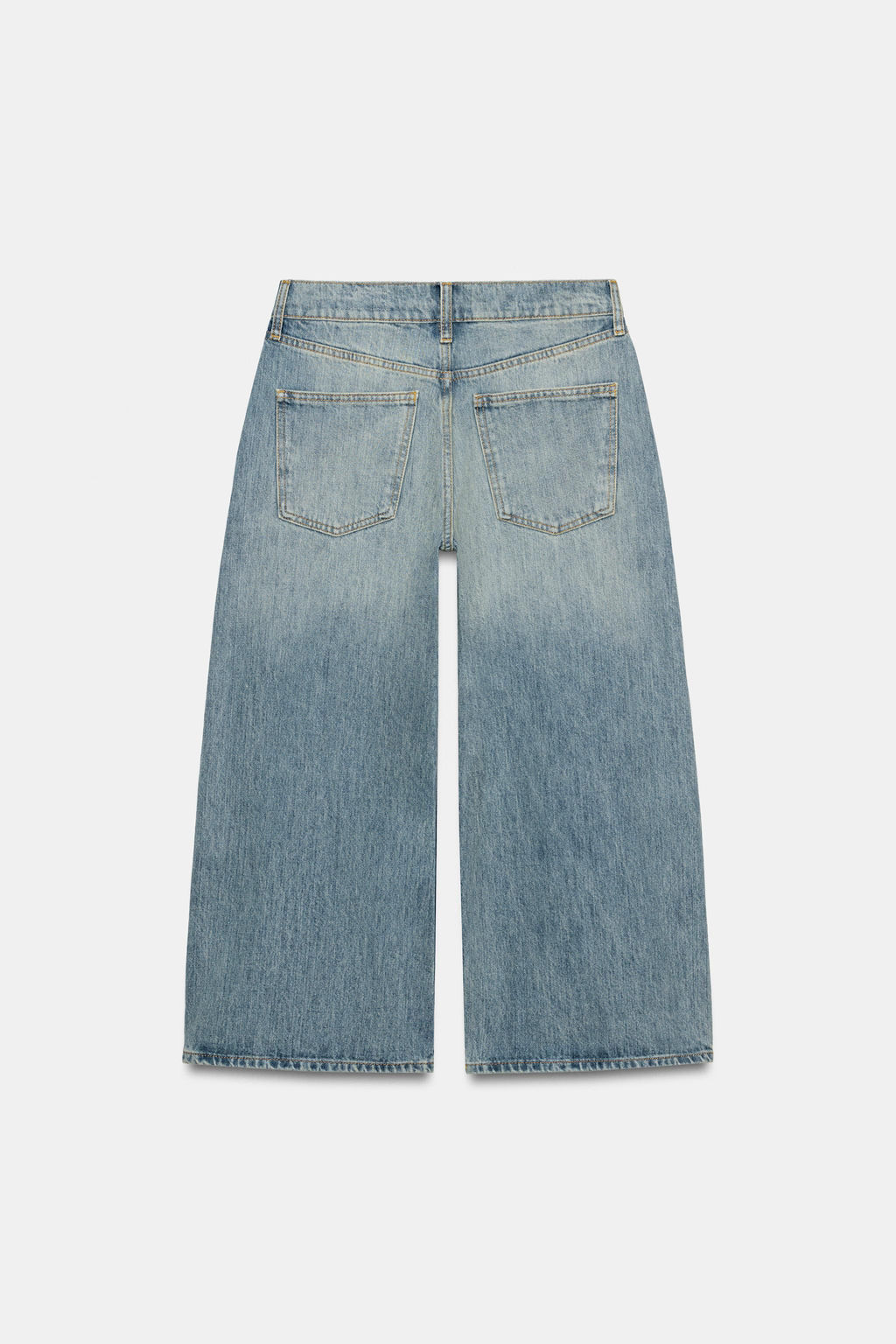 JEANS ZW COLLECTION CULOTTE TIRO MEDIO / Azul claro - Zara фото 5
