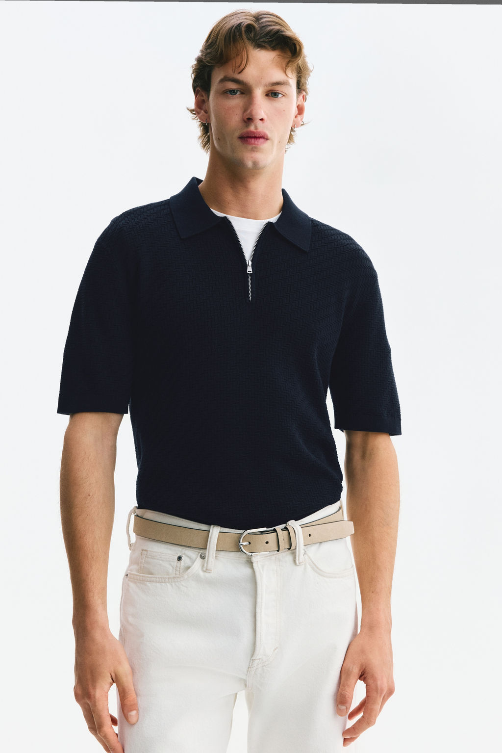 Polo texturizado Slim Fit - H&m фото 5