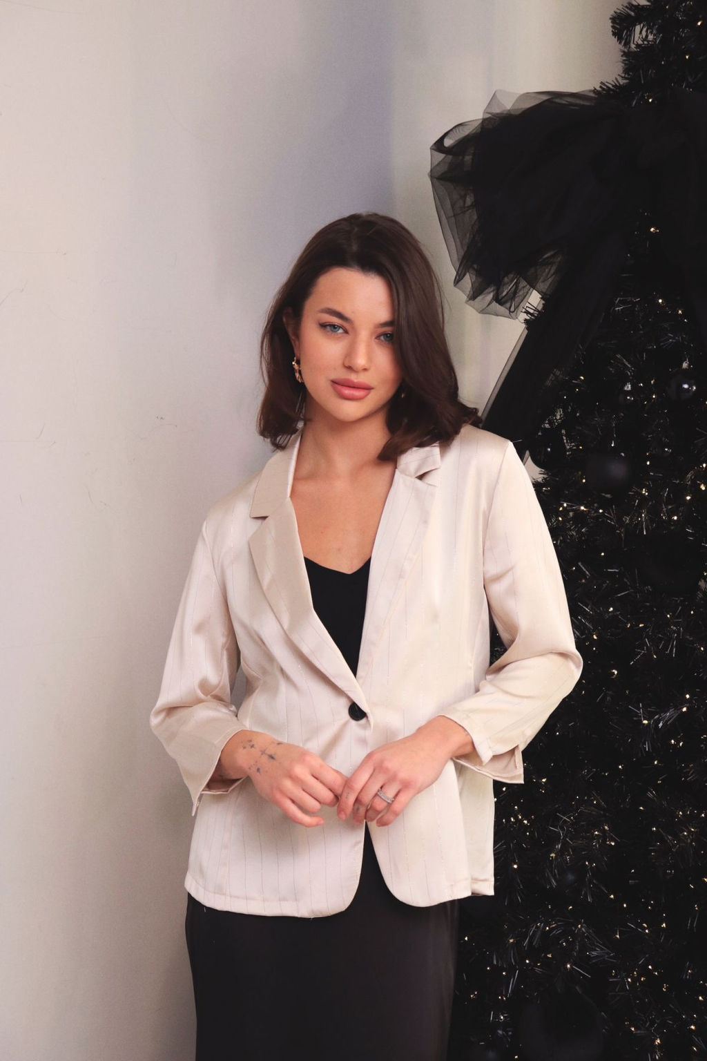 Martichelli Жакет из русского сатина в полоску фото 4