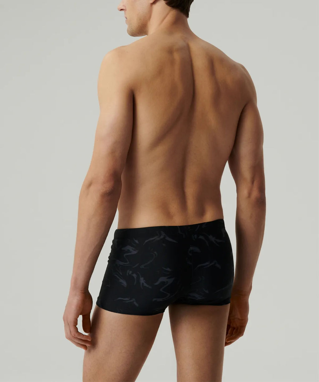 ATLANTIC KMS-319 Купальные шорты Print черный + графитовый  фото 3