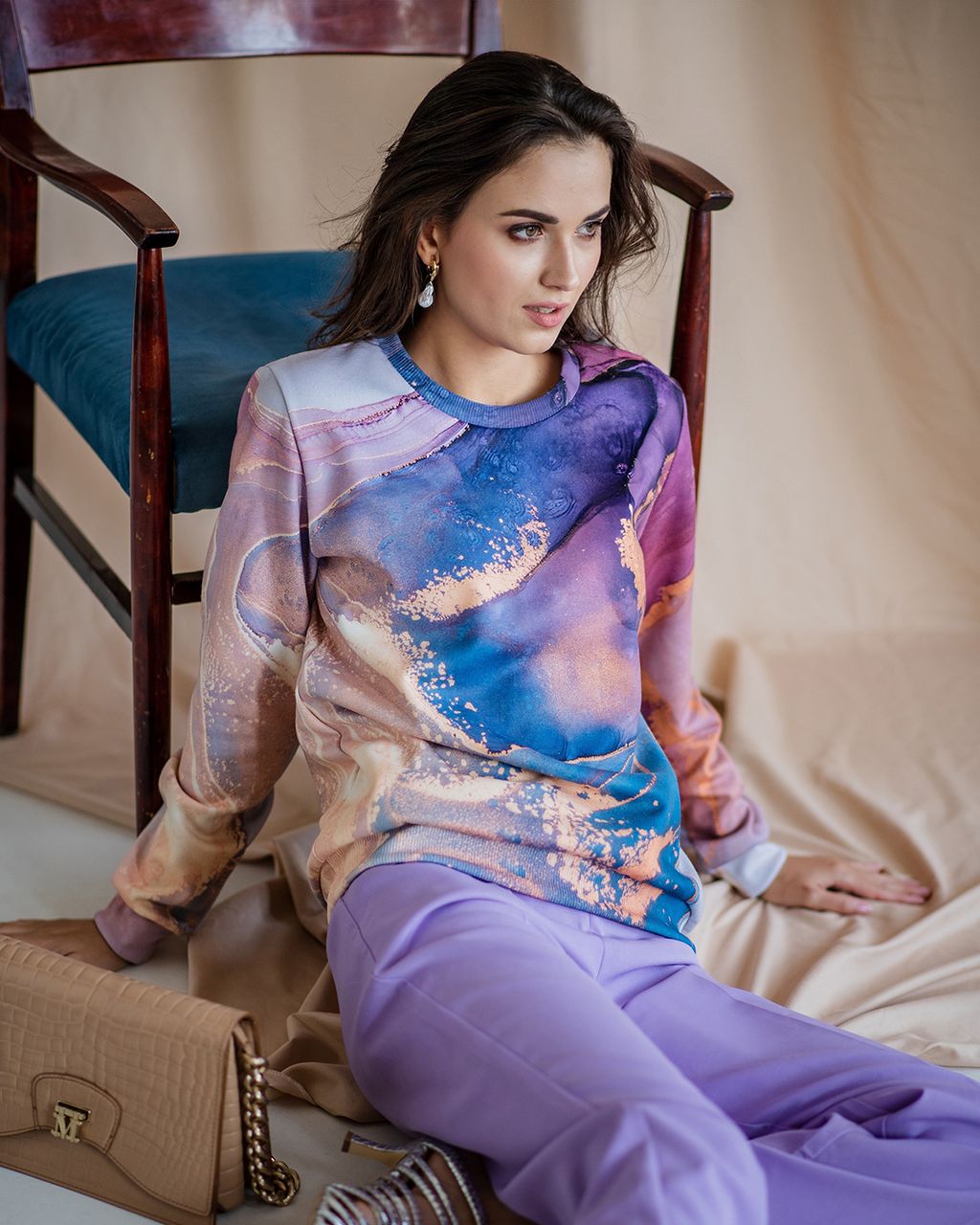 Свитшот с полной запечаткой, джемпер - Sahar art lab фото 2