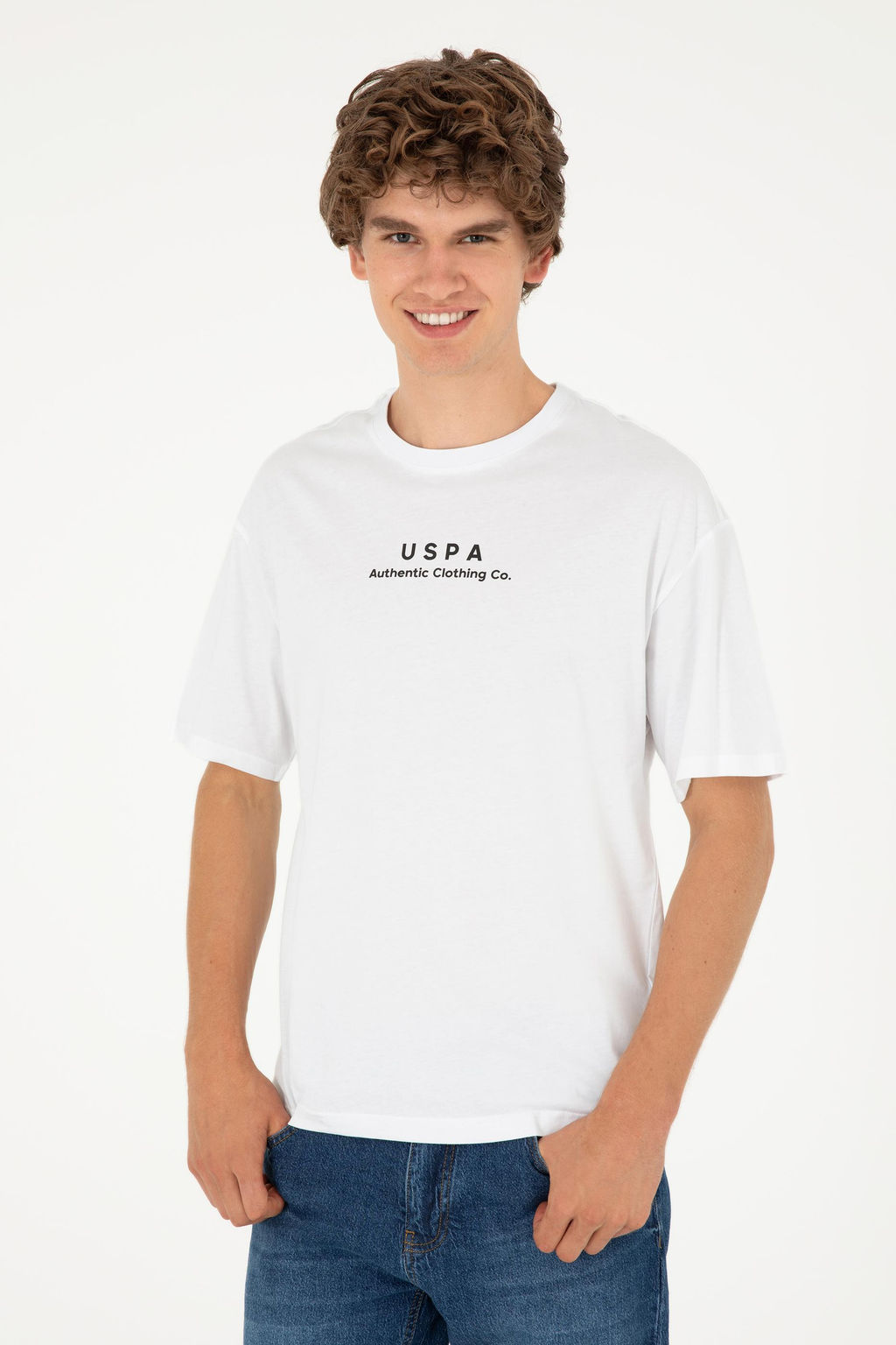 Мужская белая футболка Неожиданная скидка в корзине - U.s. polo assn фото 3