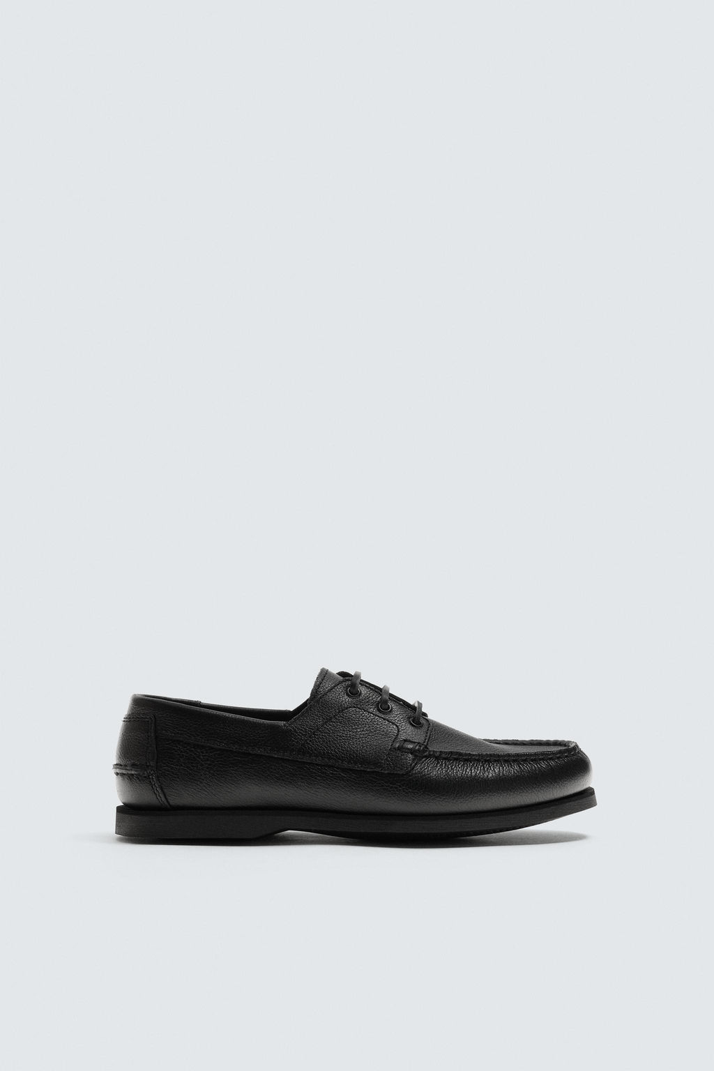 LEATHER DECK SHOES - Zara фото 5