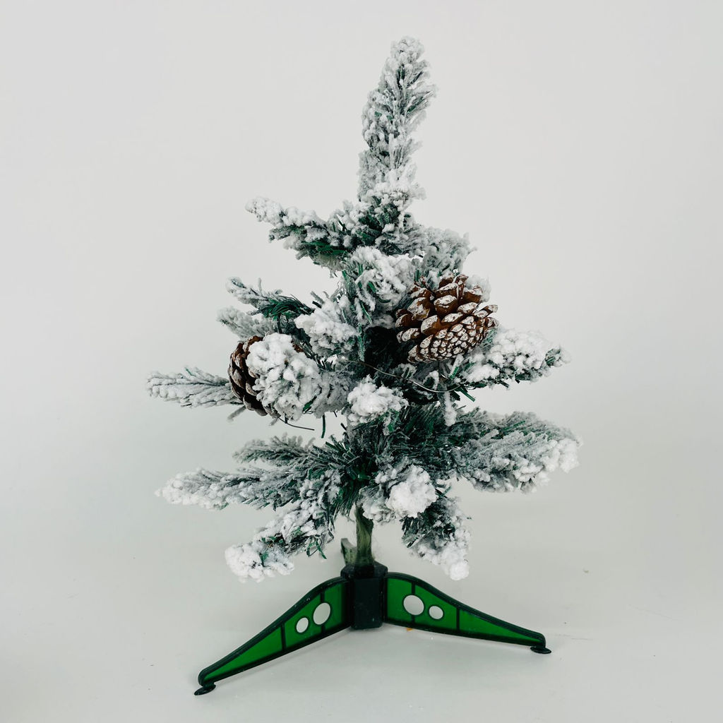 Елка из ПВХ заснеженная с шишками 35 см - Ип лебедев о.ю фото 3
