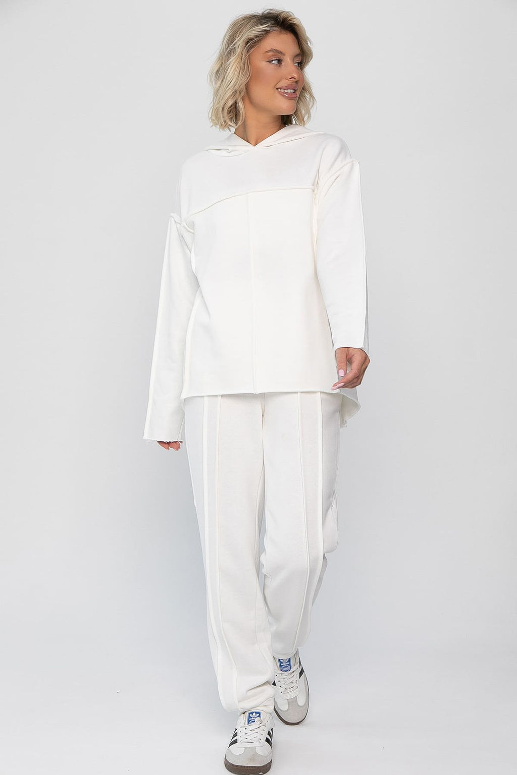 Костюм хлопковый Эко-стиль (белый) К14287-4М - Lt collection фото 5