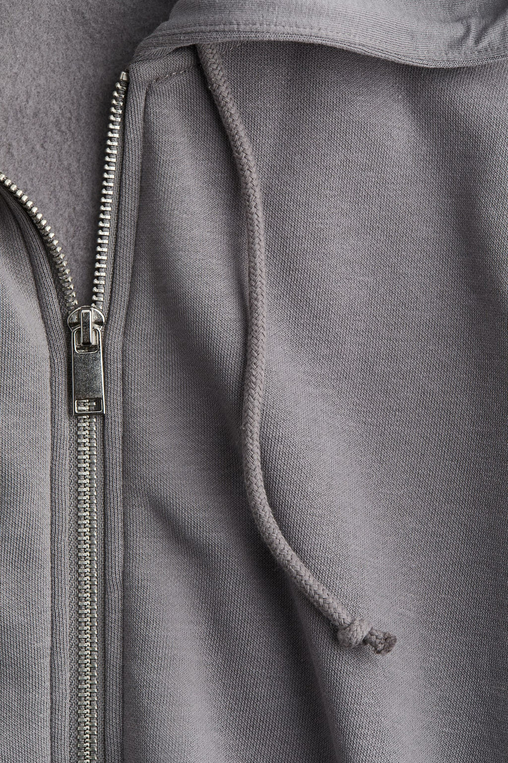 Chaqueta sudadera cropped con capucha y cremallera - H&m фото 2