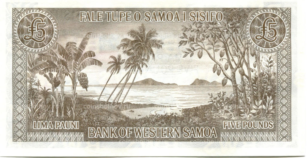 5 тала 1963 года Западное Самоа -Официальный репринт 2020 года