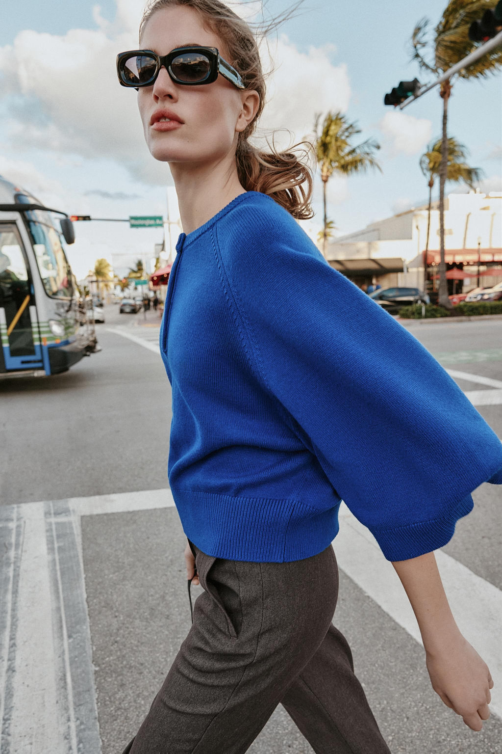 WIDE SLEEVE KNIT JUMPER - Zara фото 18