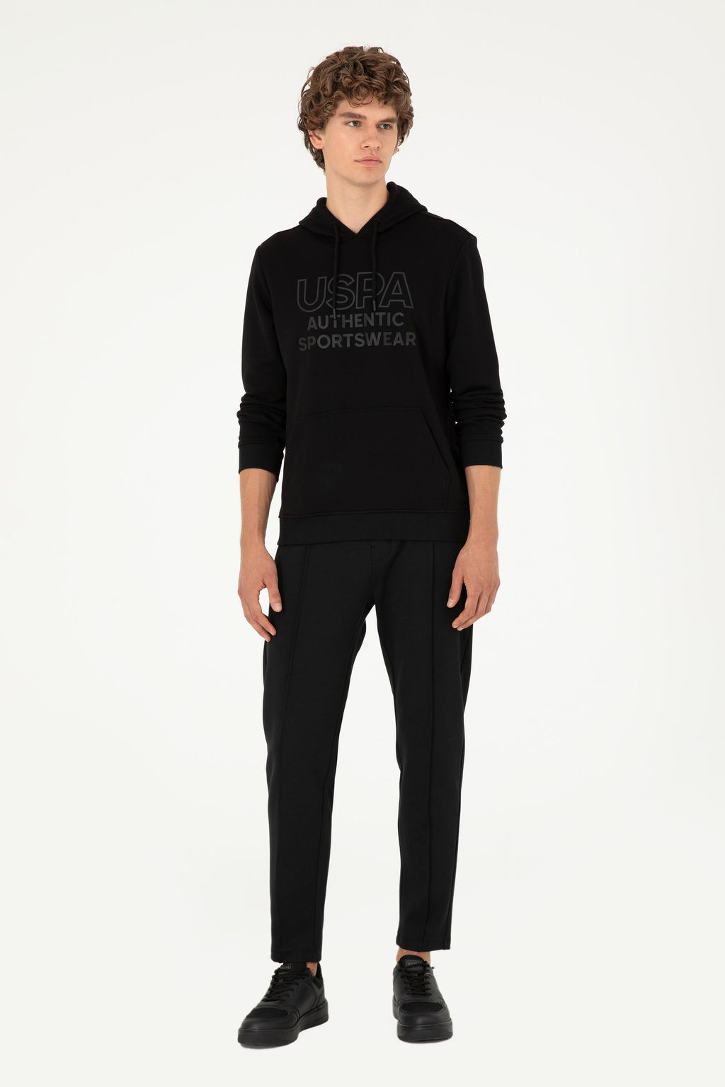 Мужской черный свитшот Неожиданная скидка в корзине - U.s. polo assn фото 4