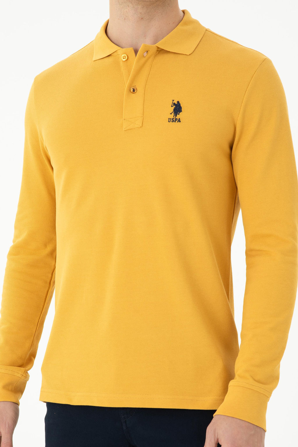 Мужская горчичная базовая толстовка сюрприза в корзине - U.s. polo assn фото 13