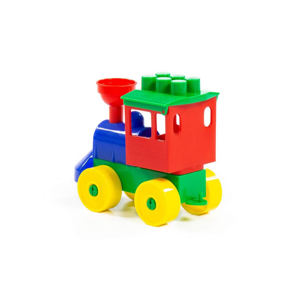 Конструктор Юный путешественник - Паровоз (9 элементов) (в пакете) - Полесье фото 2