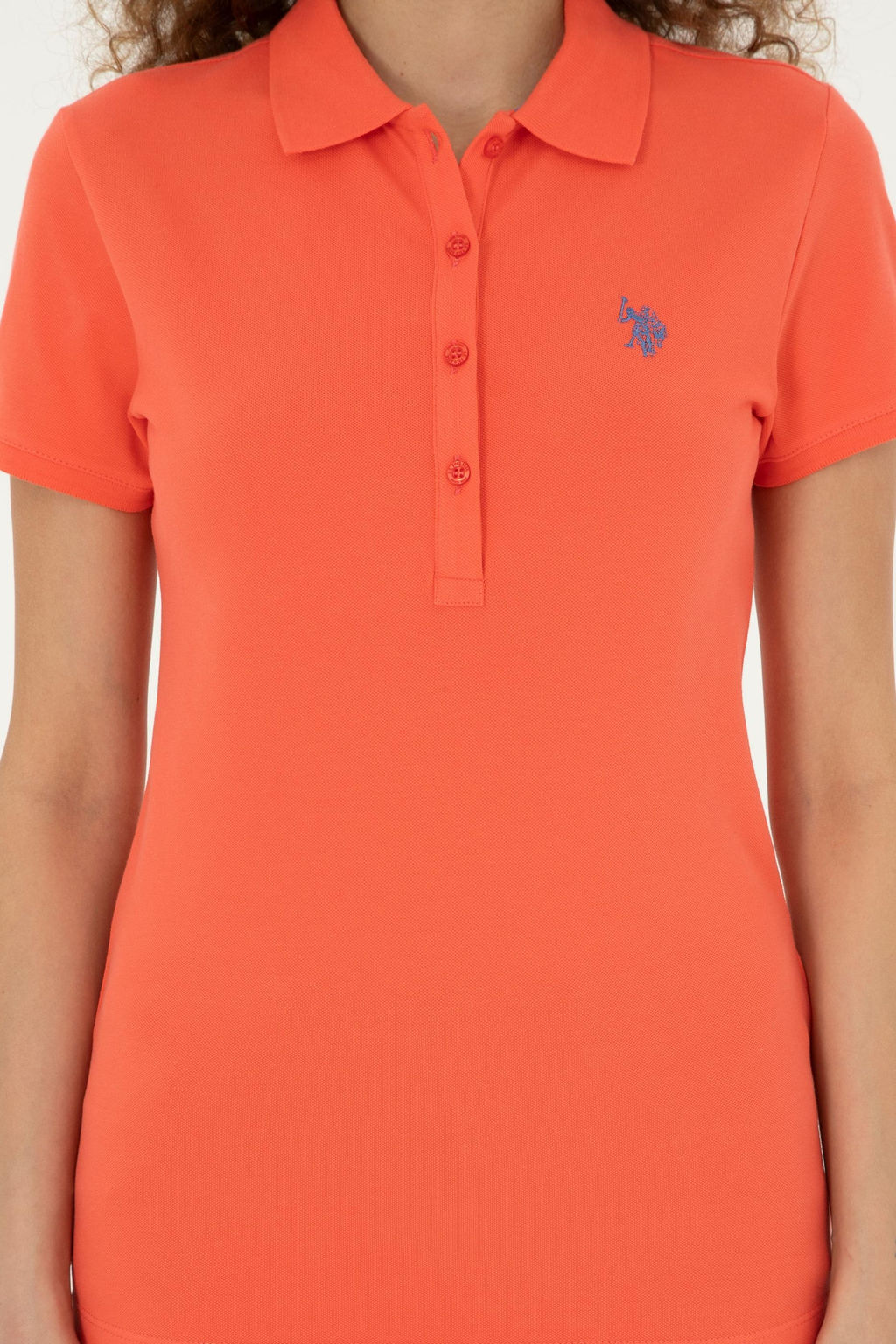 U. S. Polo Assn / Женская базовая футболка с цветком граната - U.s. polo assn фото 6