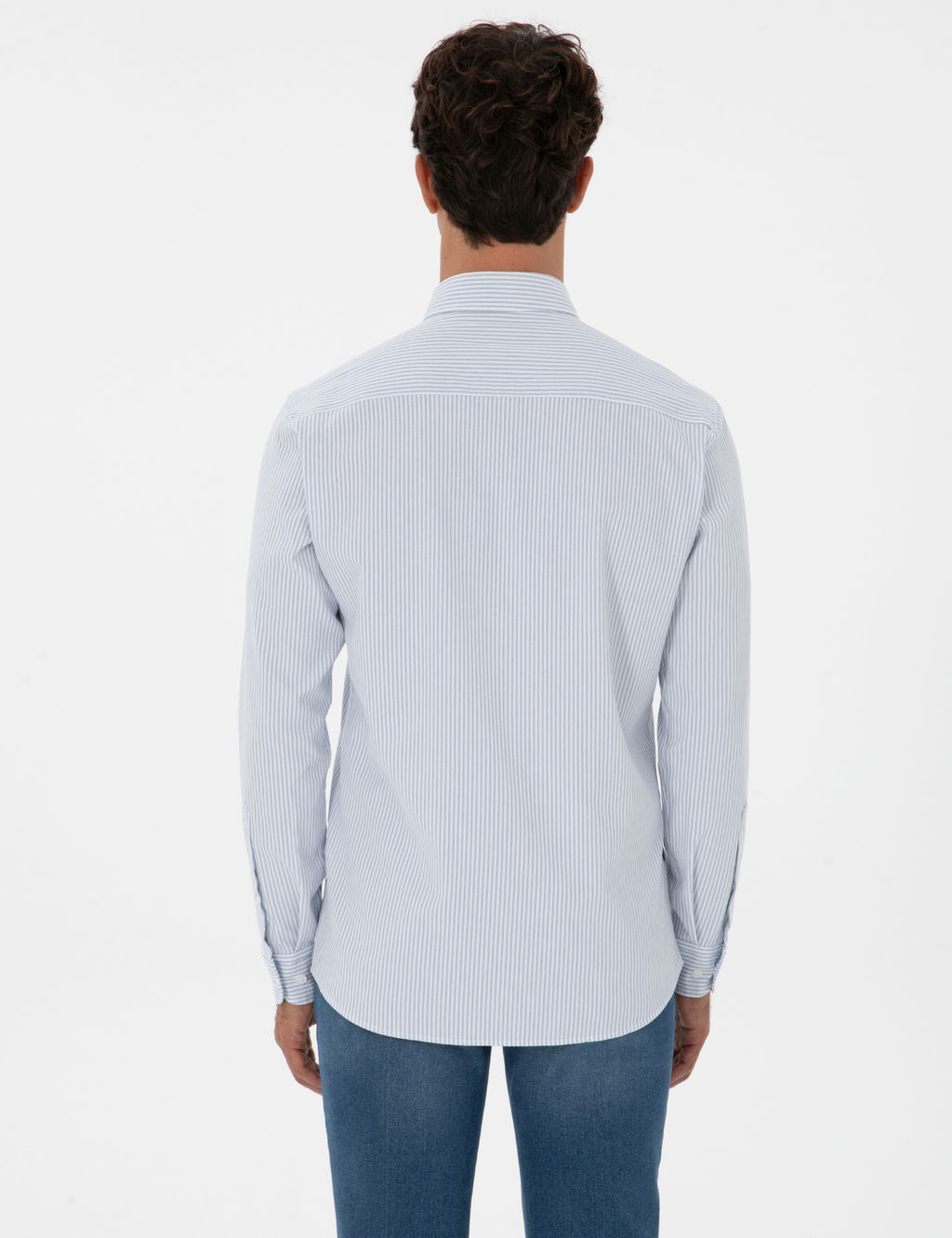 _ndigo Slim Fit _izgili Slim Fit G_mlek