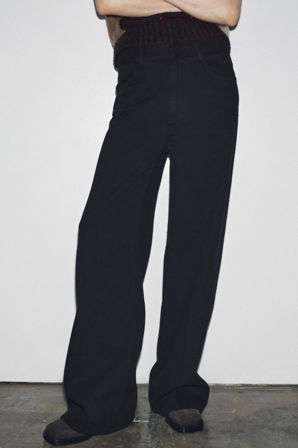 ZW COLLECTION MID-WAIST JEANS - Zara фото 2
