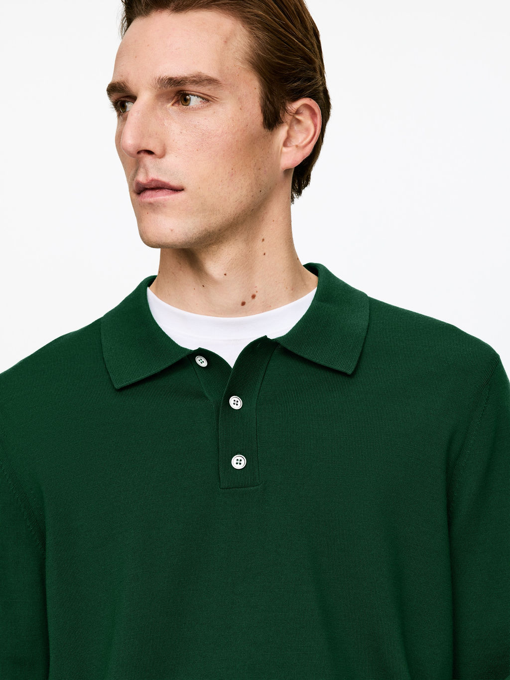Jersey tipo polo de lana merino - H&m фото 6