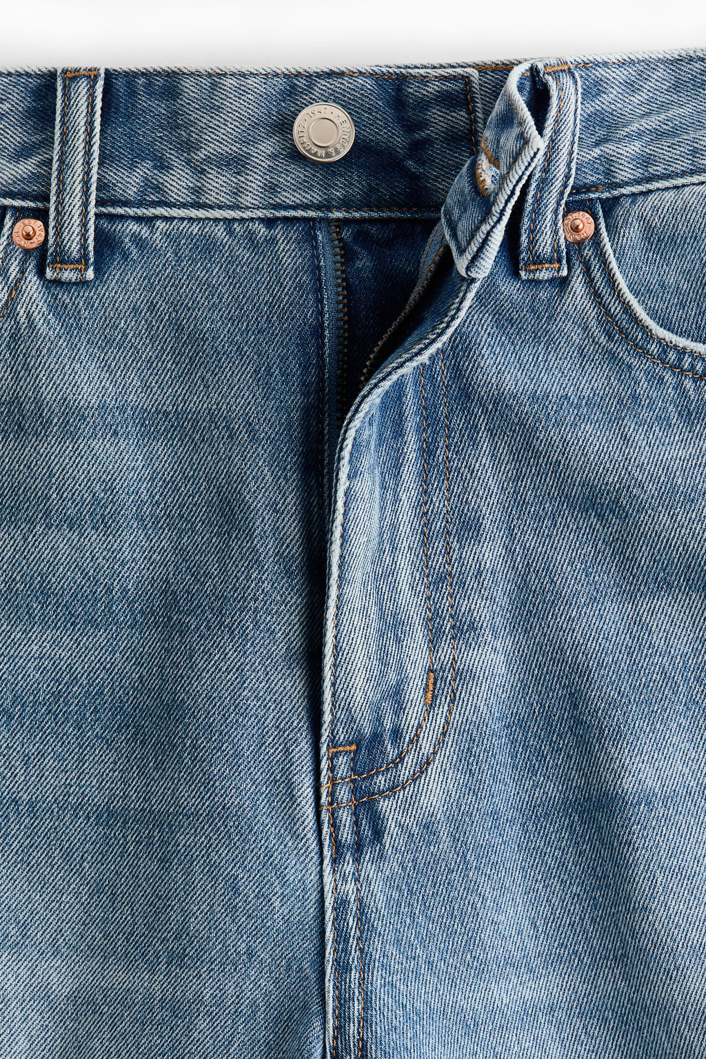 Barrel Regular Waist Jeans - H&m фото 7