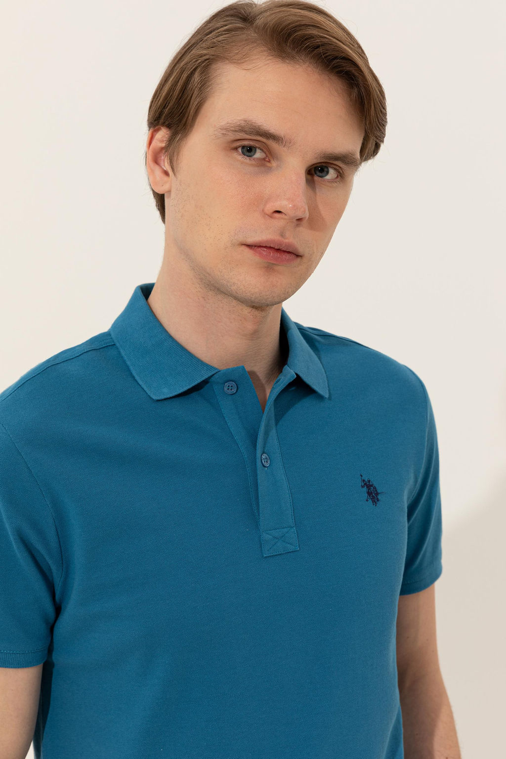 Мужская футболка Petrol Basic с воротником-поло Неожиданная скидка в корзине - U.s. polo assn фото 2