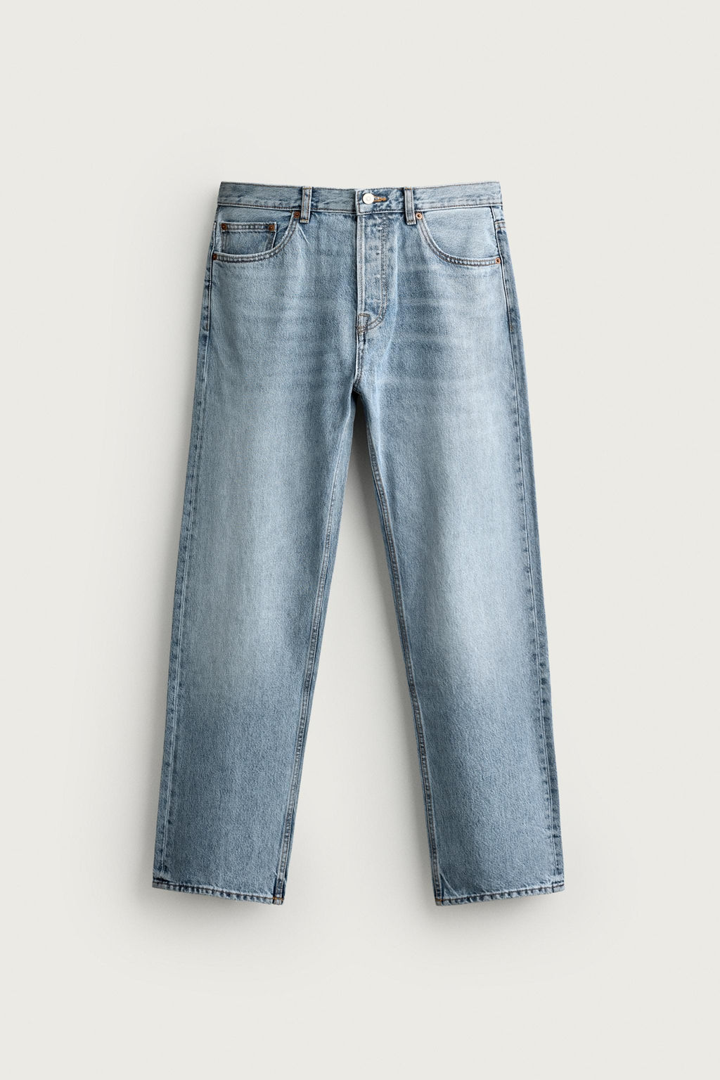 JEANS STRAIGHT FIT / Azul - Zara фото 4
