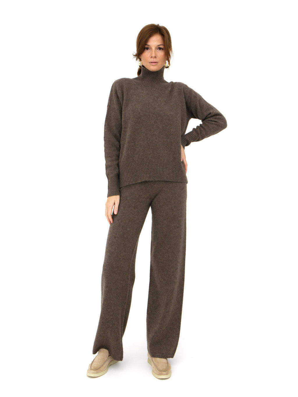 Свитер из пуха яка 5138 меланж