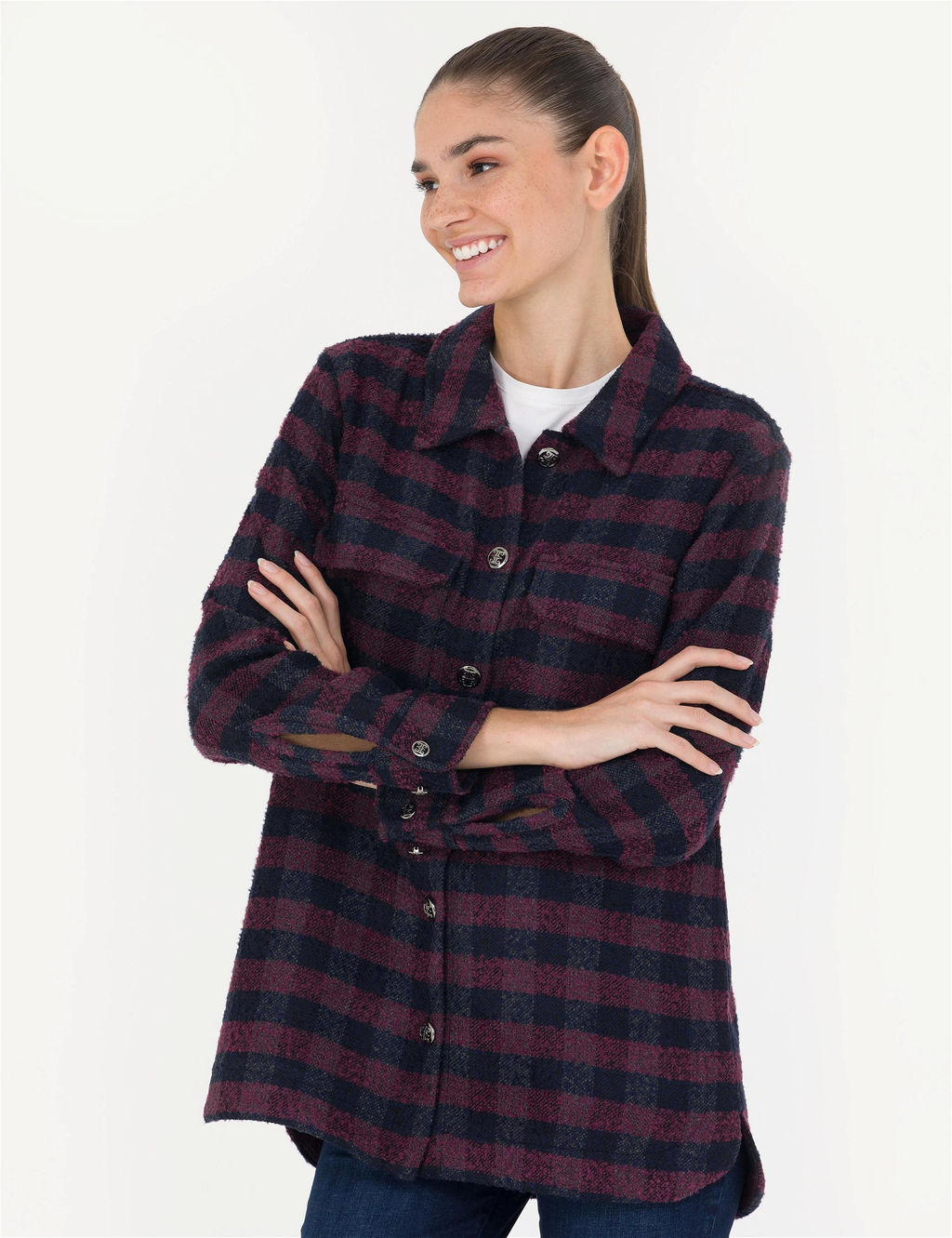 Lacivert Comfort Fit Oduncu G_mlek