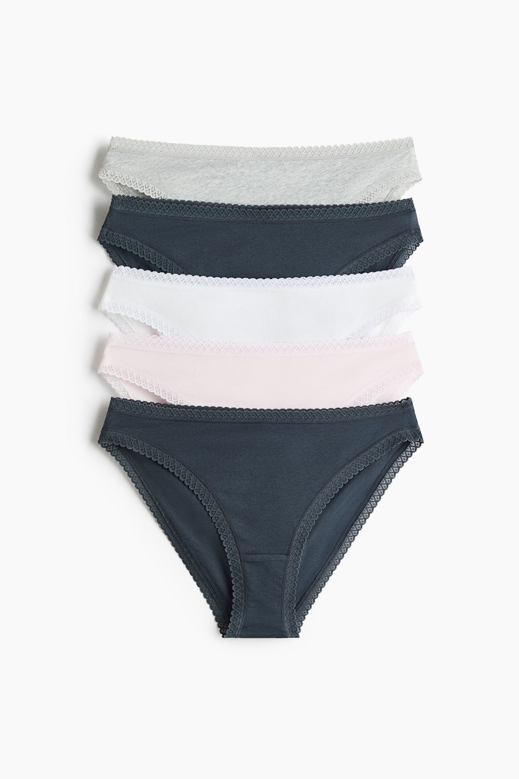 Pack de 5 bragas de algod?n - H&m фото 2