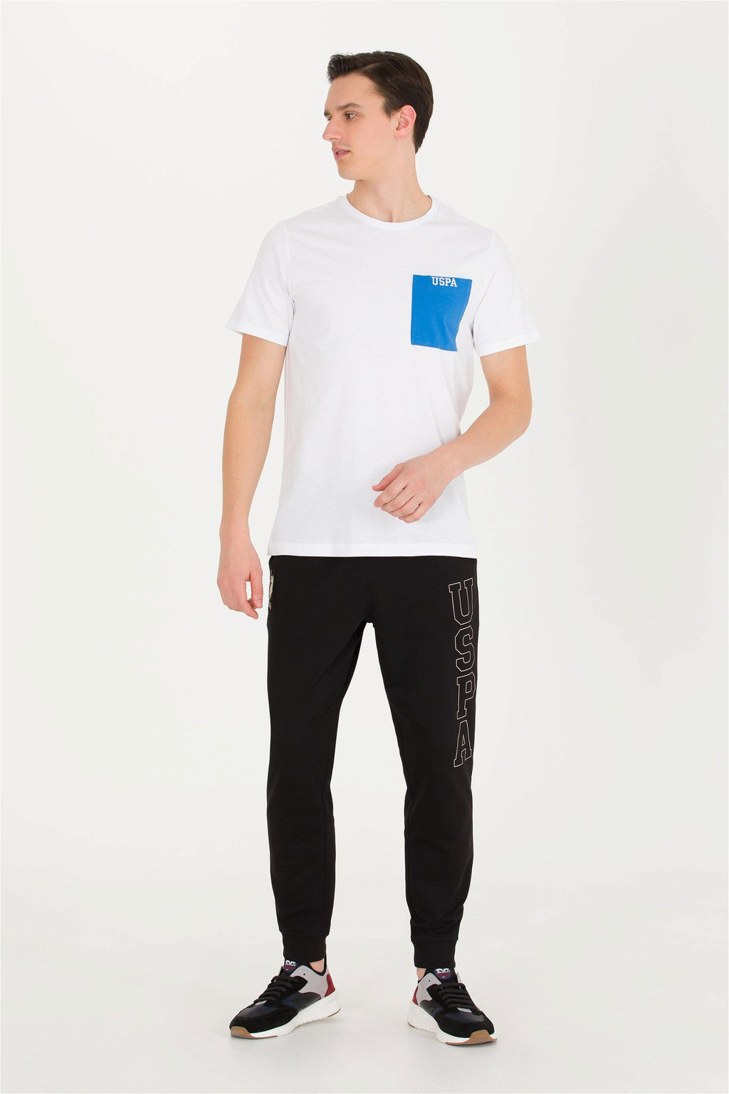 Мужская белая футболка с круглым вырезом Неожиданная скидка в корзине - U.s. polo assn фото 6
