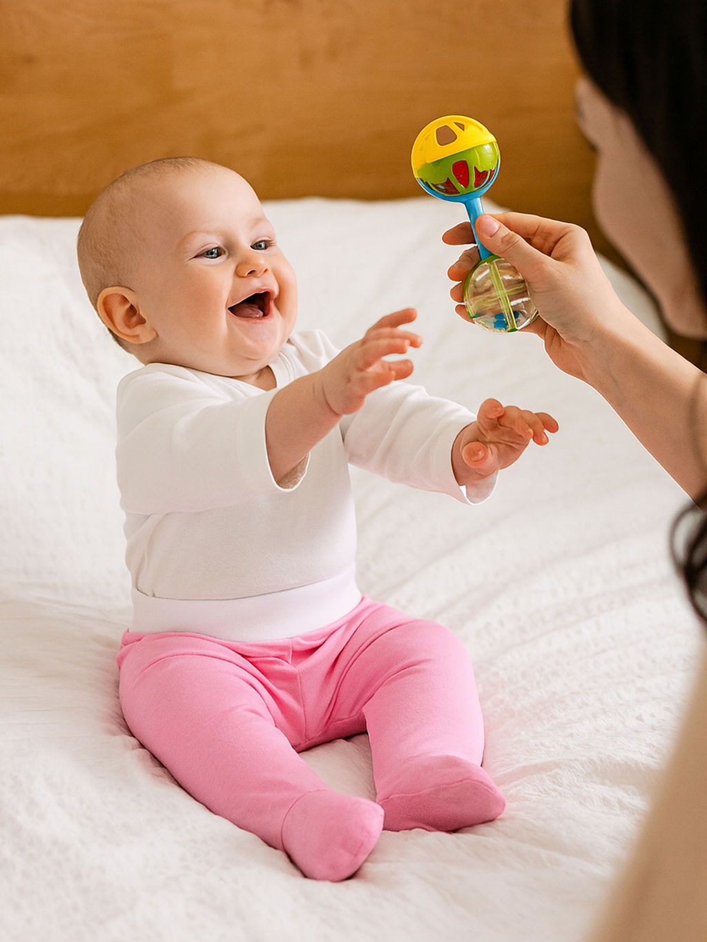 Ползунки короткие розовые 224 (68, 44)