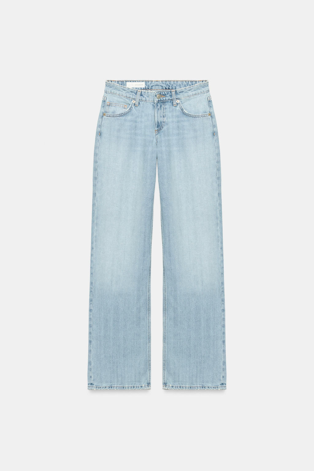 TRF MID-WAIST BAGGY JEANS - Zara фото 26