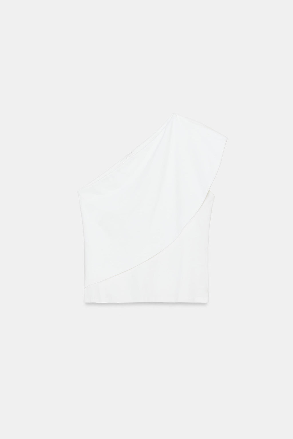 TOP ASIM?TRICO INTERLOCK / Blanco - Zara фото 6