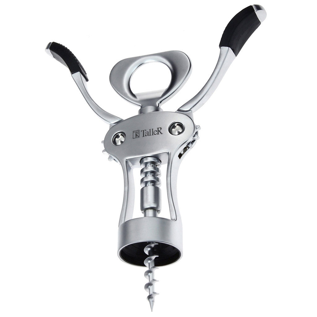 Штопор из цинкового сплава со специальным покрытием TalleR спираль штопора из стали с защитным колпачком (Китай) - Домашняя Мода фото 2