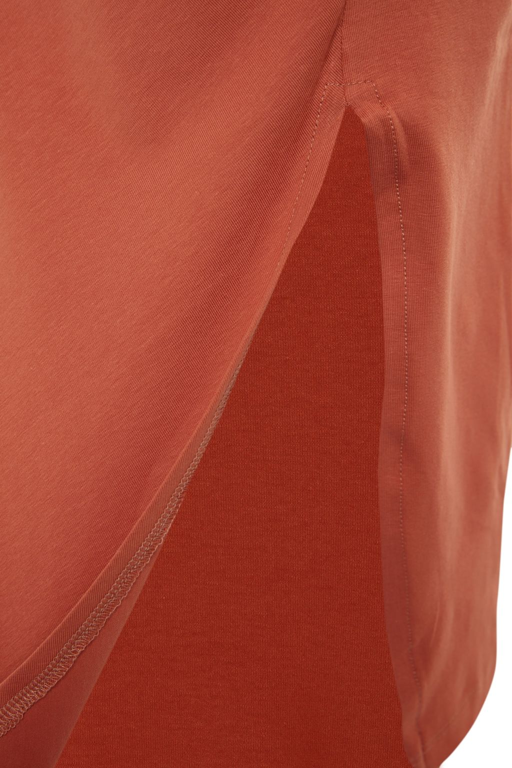 Tarc?n Fitted/Vucuda Oturan Buzgu ve Y?rtmac Detayl? Midi Pamuklu Esnek Orme Elbise TWOSS23EL00777