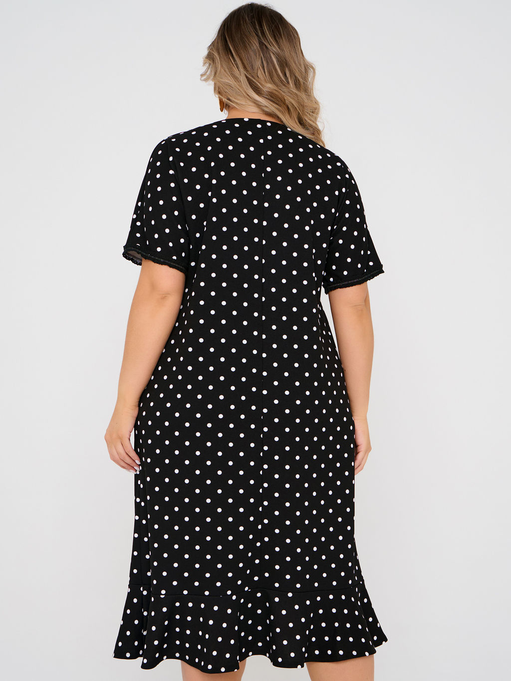 Платье 0421-1 черный нюд