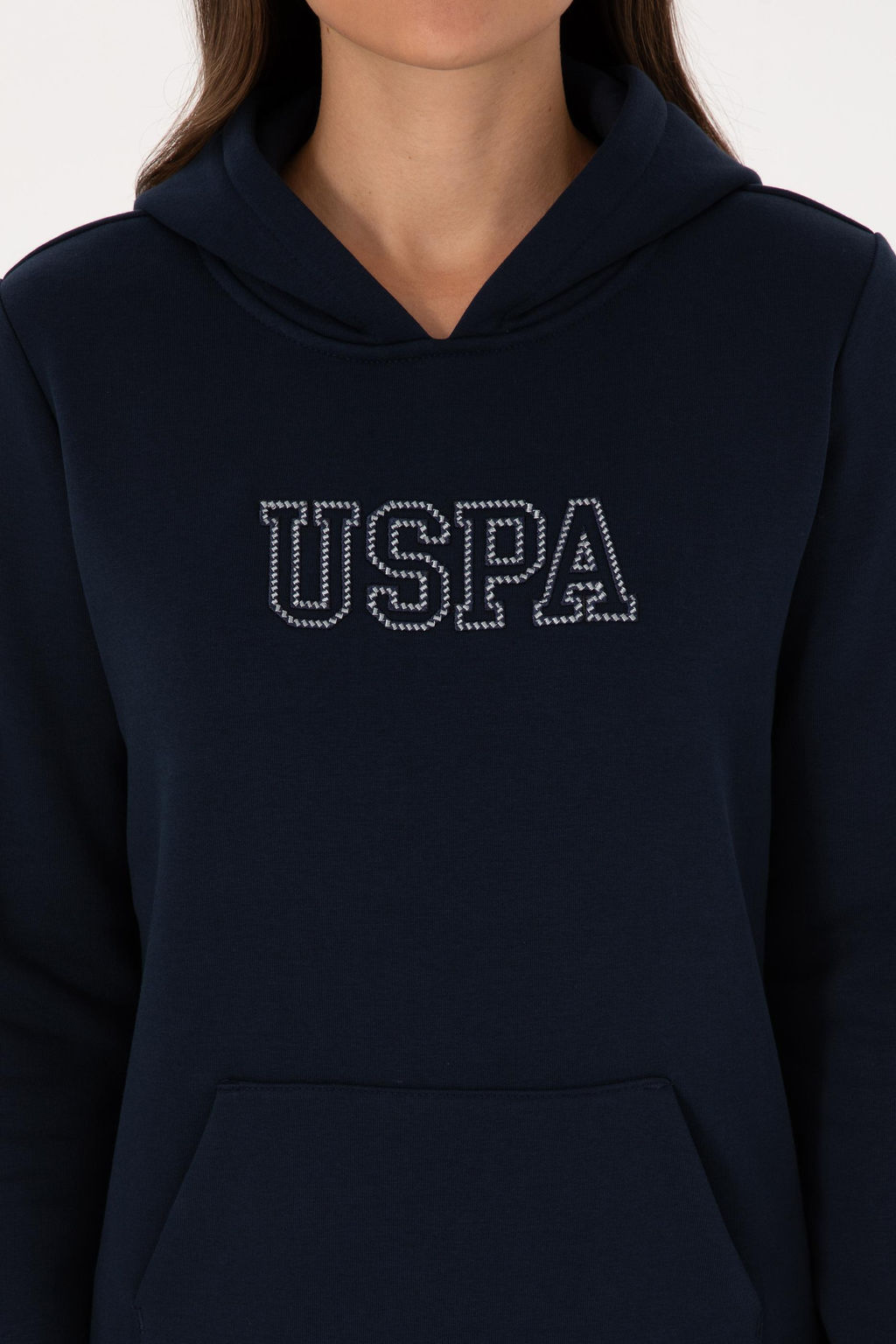 Kad_n Lacivert Basic Sweatshirt Sepette S_rpriz _ndirim - U.s. polo assn фото 6