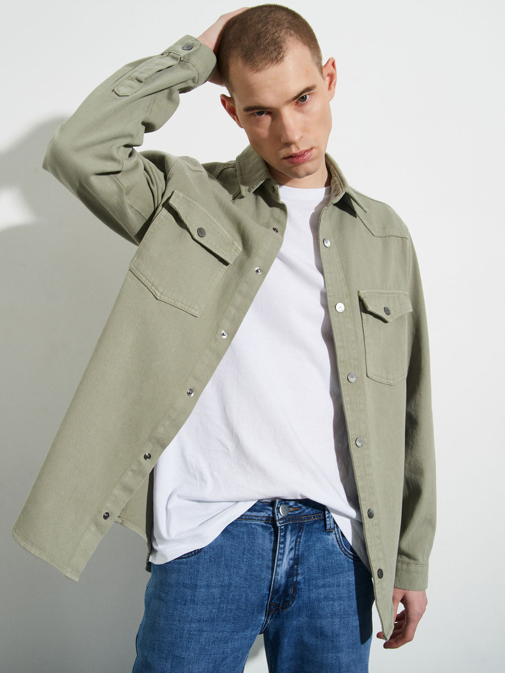 Мужская рубашка - Mossmore фото 48